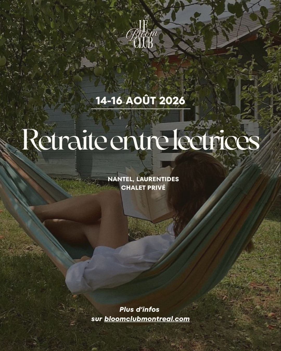 Retraite entre Lectrices - Chalet (14–16 août)