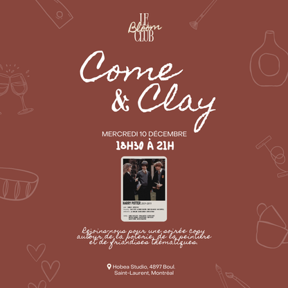 Come & Clay - HARRY POTTER - Le Bloom Club x Rose Céramique - 10.12