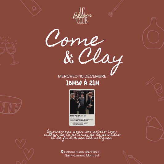 Come & Clay - HARRY POTTER - Le Bloom Club x Rose Céramique - 10.12